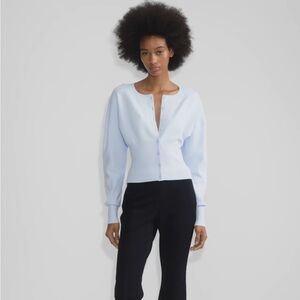 Aritzia Wilfred Light Blue Button-Up Cardigan Sz. L